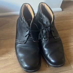 Men’s Johnson and Murphy Hunley Plain Toe Classic Chukka Leather Boots